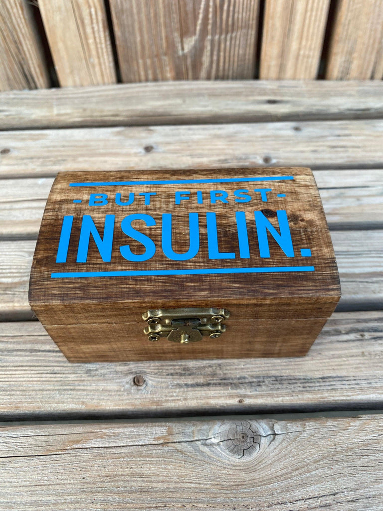 Diabetes Keepsake Box, MINI Box, Diabetes Jewelry Box, Unique Diabetes Gifts, T1D Warrior, Diabetes Supply Box, Diabetes Storage Box, Diabet - The Useless Pancreas