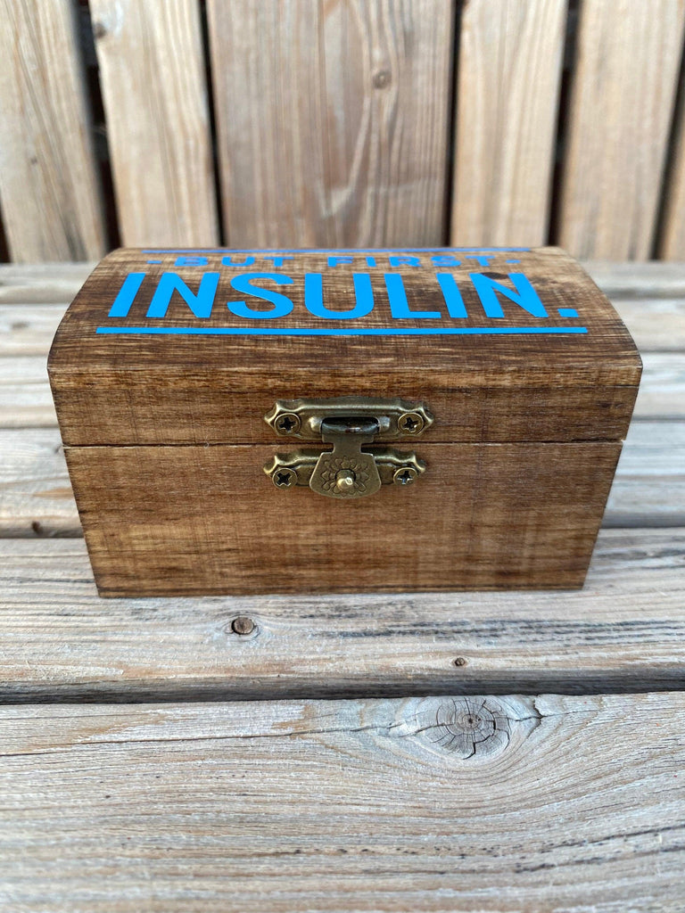 Diabetes Keepsake Box, MINI Box, Diabetes Jewelry Box, Unique Diabetes Gifts, T1D Warrior, Diabetes Supply Box, Diabetes Storage Box, Diabet - The Useless Pancreas