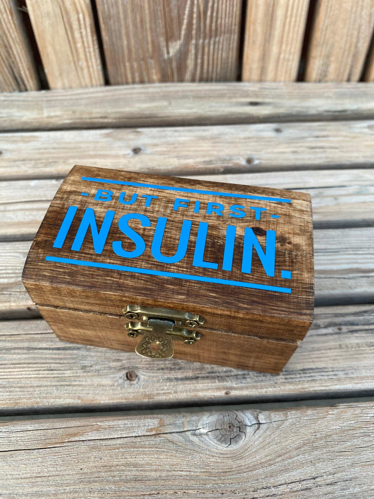 Diabetes Keepsake Box, MINI Box, Diabetes Jewelry Box, Unique Diabetes Gifts, T1D Warrior, Diabetes Supply Box, Diabetes Storage Box, Diabet - The Useless Pancreas