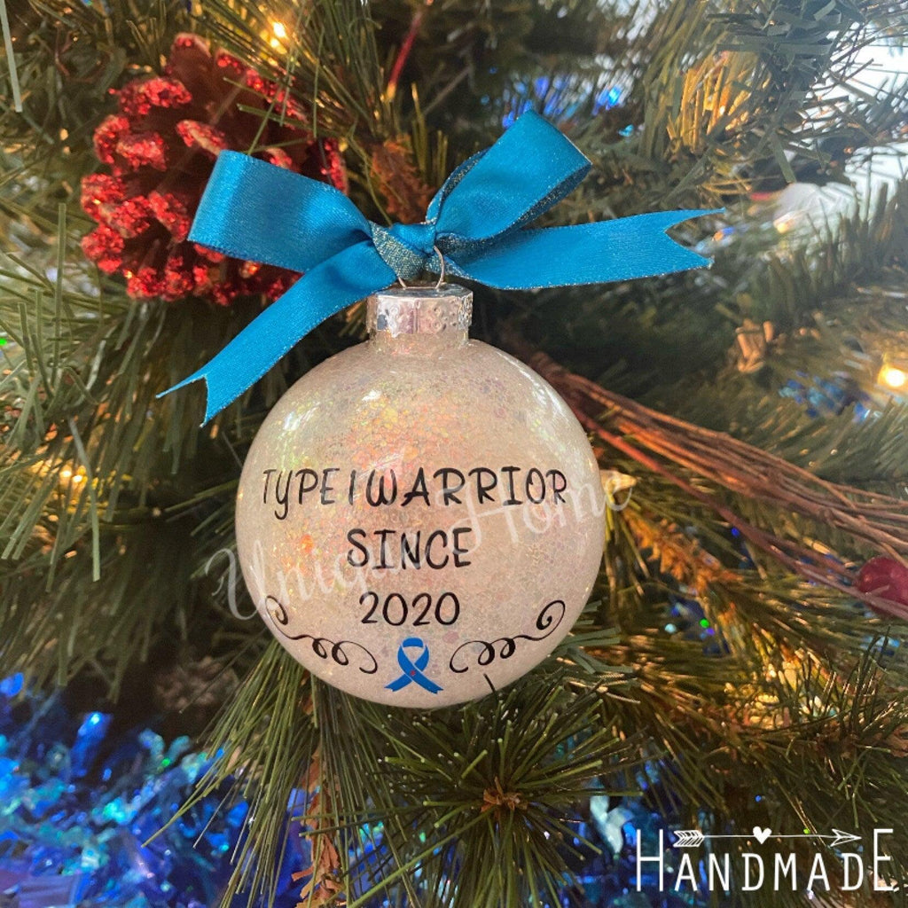 Diabetes Ornament, Type 1 Warrior Ornament, Personalized Ornament, Type 1 Warrior Ornaments, T1D gifts, Awareness Ornaments, Type One - The Useless Pancreas