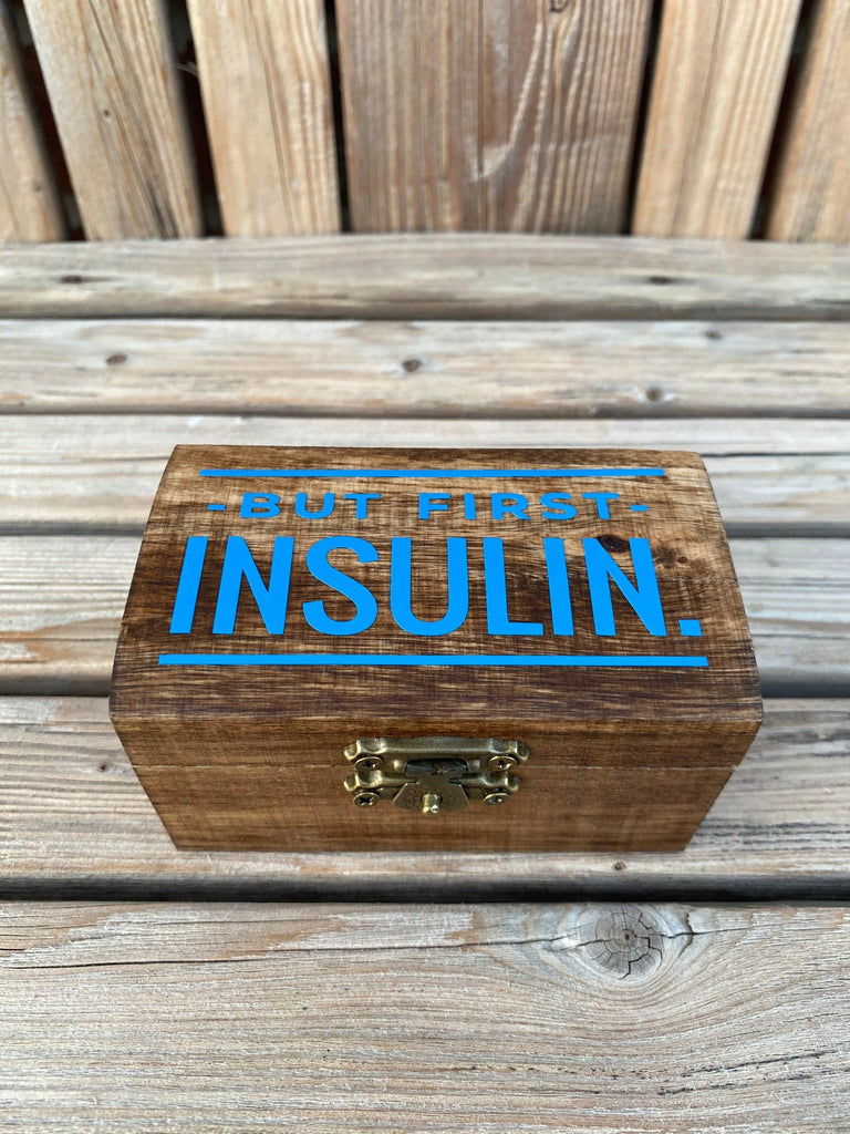 Diabetes Keepsake Box, MINI Box, Diabetes Jewelry Box, Unique Diabetes Gifts, T1D Warrior, Diabetes Supply Box, Diabetes Storage Box, Diabet - The Useless Pancreas