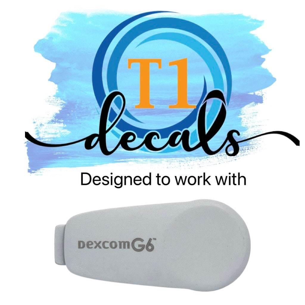 Gold Shimmer Dexcom G6 Decal - The Useless Pancreas