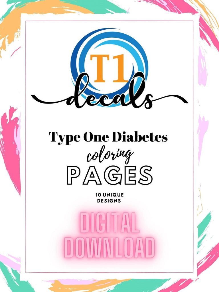 Type One Diabetes Positive Quotes Coloring Book - The Useless Pancreas