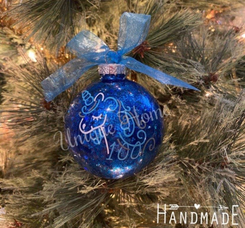 Diabetes Ornament, Type 1 Diabetes Ornament, Unicorn Ornament, Diabetes, Type 1 Warrior Ornaments, Blue Ornaments, T1D Unicorn, Type One - The Useless Pancreas