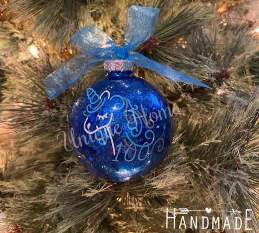 Diabetes Ornament, Type 1 Diabetes Ornament, Unicorn Ornament, Diabetes, Type 1 Warrior Ornaments, Blue Ornaments, T1D Unicorn, Type One - The Useless Pancreas