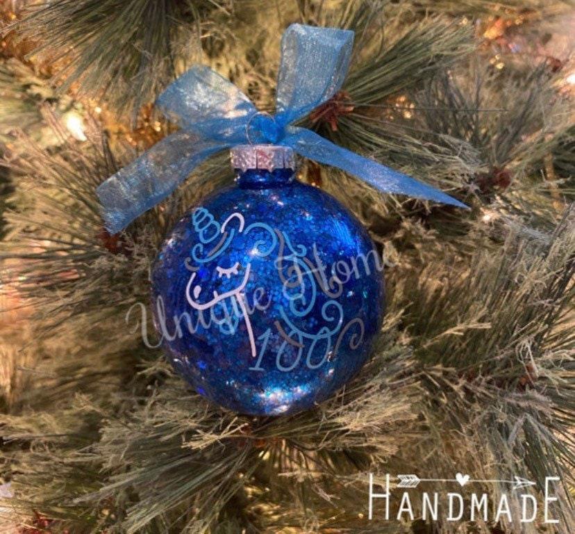 Diabetes Ornament, Type 1 Diabetes Ornament, Unicorn Ornament, Diabetes, Type 1 Warrior Ornaments, Blue Ornaments, T1D Unicorn, Type One - The Useless Pancreas