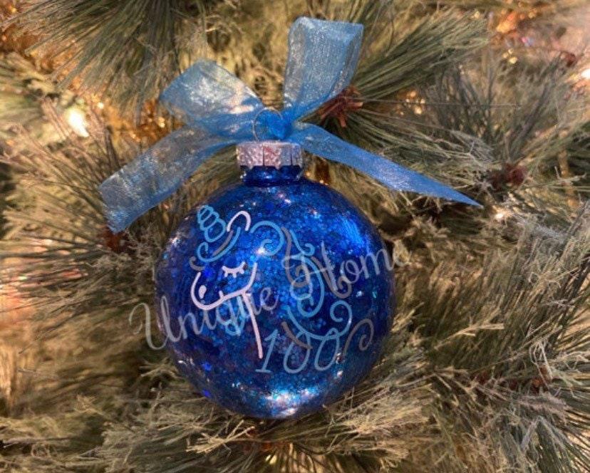 Diabetes Ornament, Type 1 Diabetes Ornament, Unicorn Ornament, Diabetes, Type 1 Warrior Ornaments, Blue Ornaments, T1D Unicorn, Type One - The Useless Pancreas