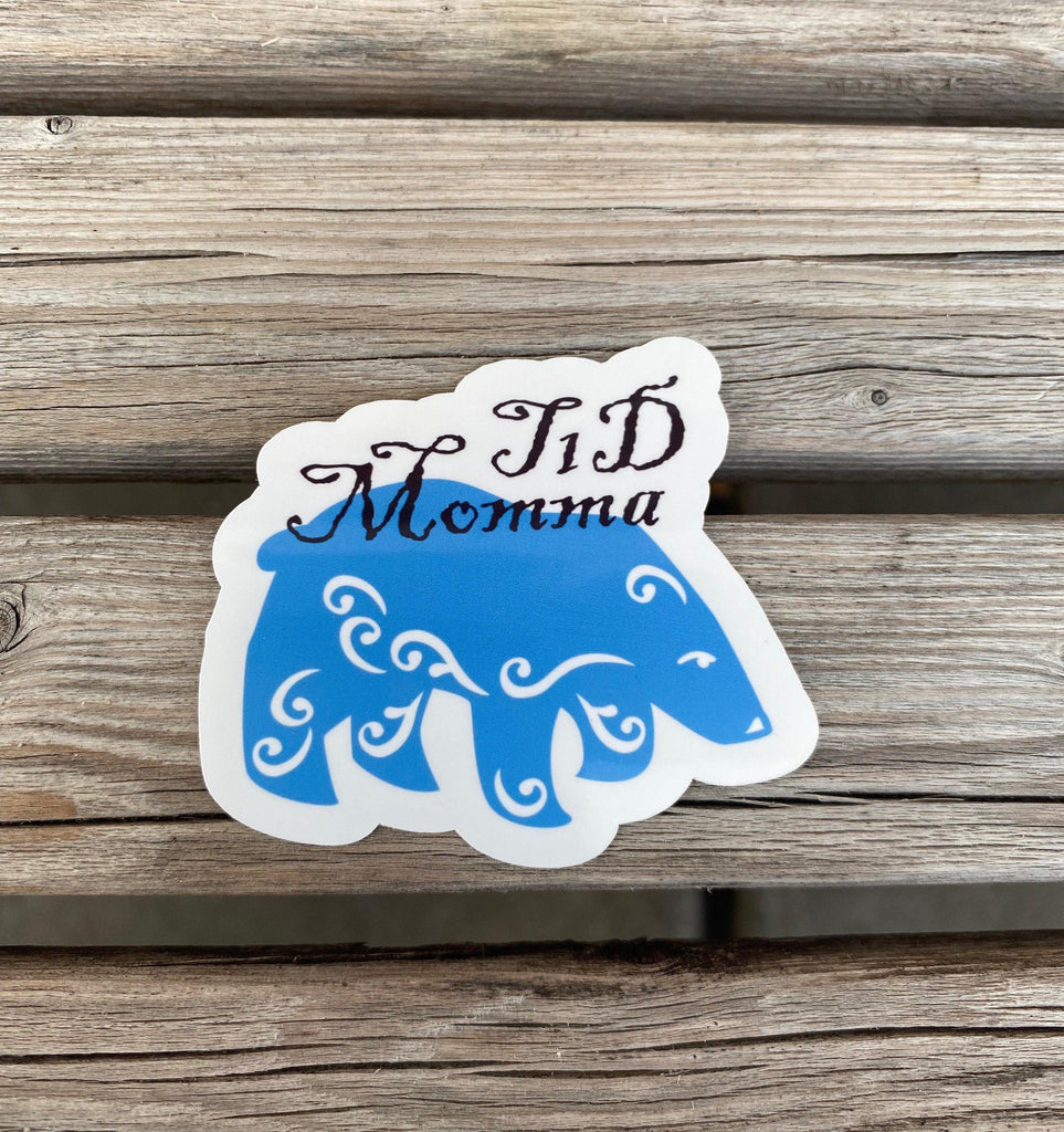 T1D Momma Bear Sticker, T1D Mom Sticker, Type 1 Diabetes, Gift for Mom, Type 1 Stickers, Insulin Dependent, Laptop Stickers, Warrior Mom Sti - The Useless Pancreas