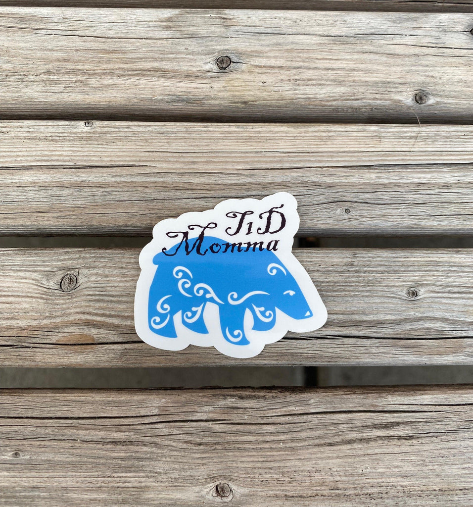 T1D Momma Bear Sticker, T1D Mom Sticker, Type 1 Diabetes, Gift for Mom, Type 1 Stickers, Insulin Dependent, Laptop Stickers, Warrior Mom Sti - The Useless Pancreas