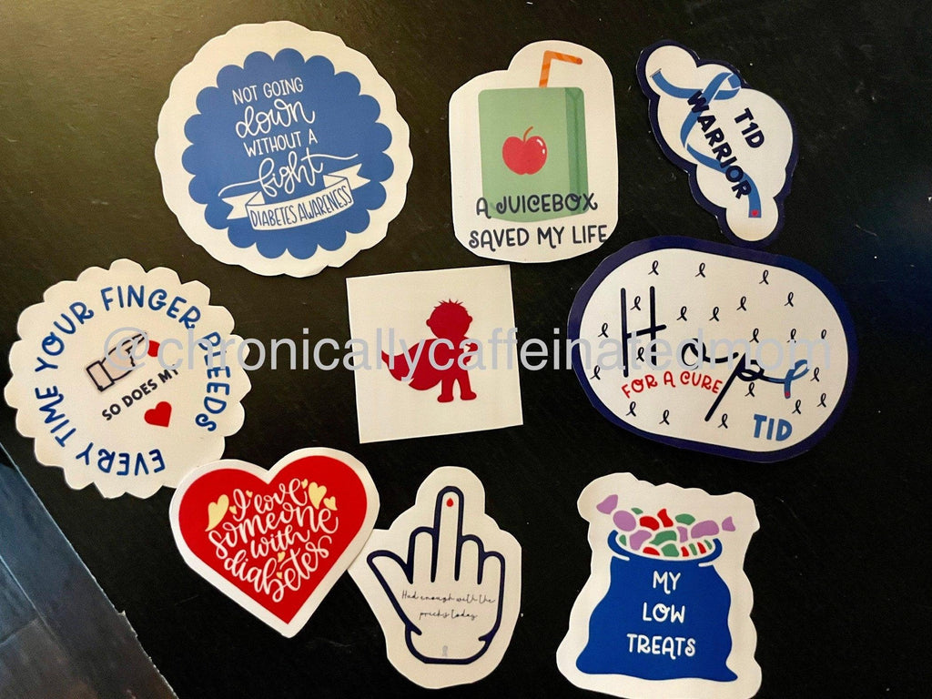 Type one diabetes sticker accessories *NEW AND IMPROVED* - The Useless Pancreas
