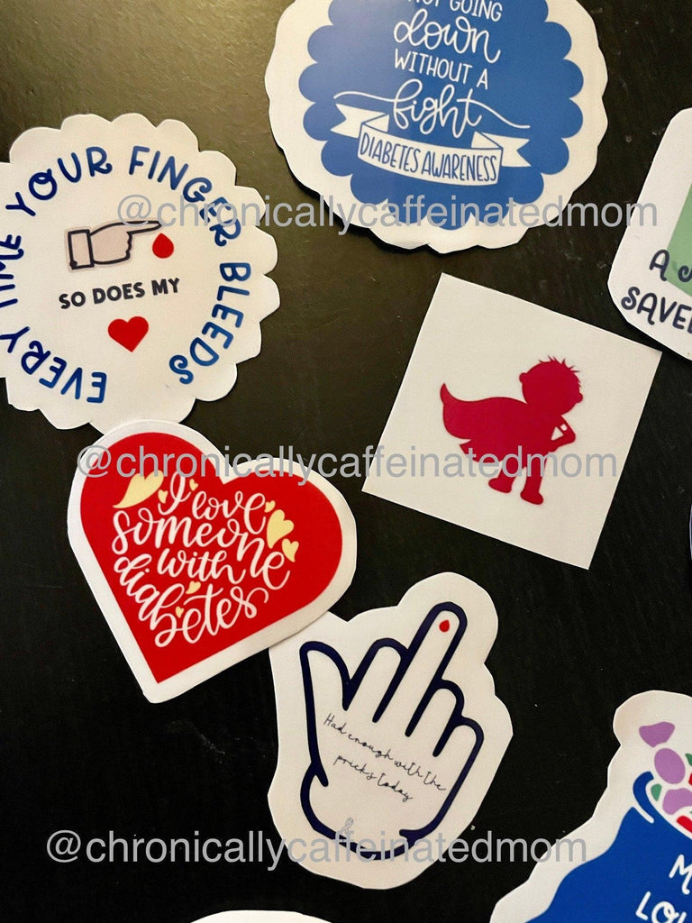 Type one diabetes sticker accessories *NEW AND IMPROVED* - The Useless Pancreas