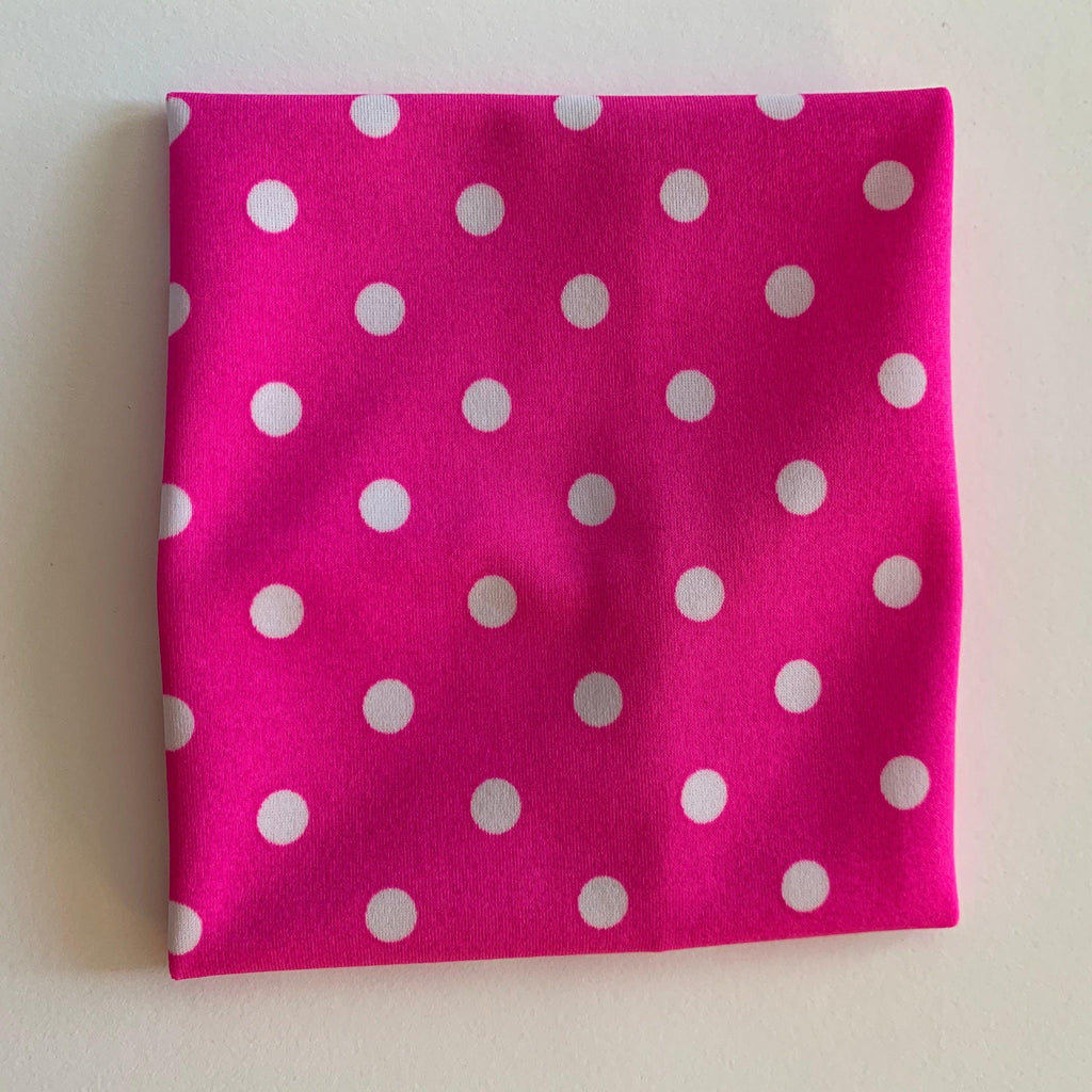 Pink Polka Dots Spandex Sensor Cover/Arm Band by SnugzBands - The Useless Pancreas