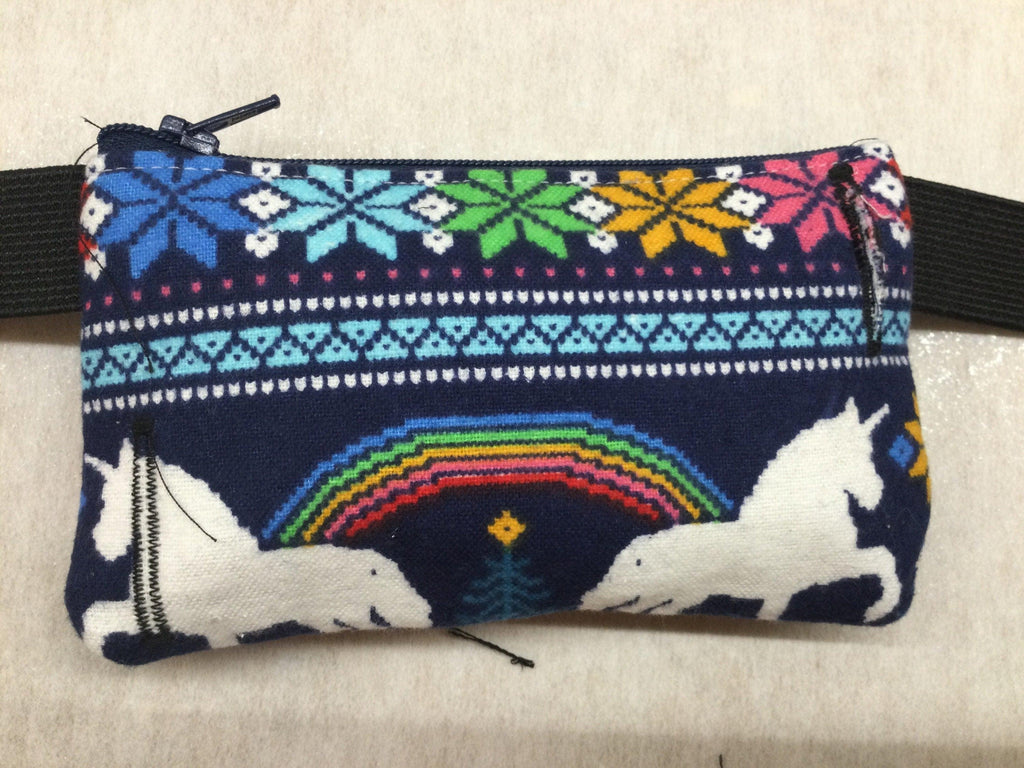 Insulin Pump Pouch/Case With Window by Dazzling Pump Pouches - Rainbow Unicorn - The Useless Pancreas