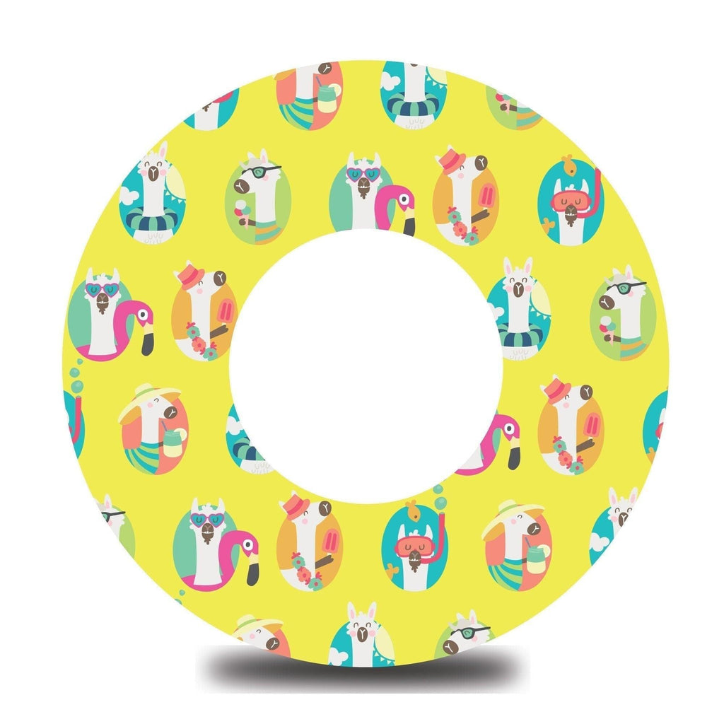 Lemon Poolside Llamas Libre 2 Tape - The Useless Pancreas
