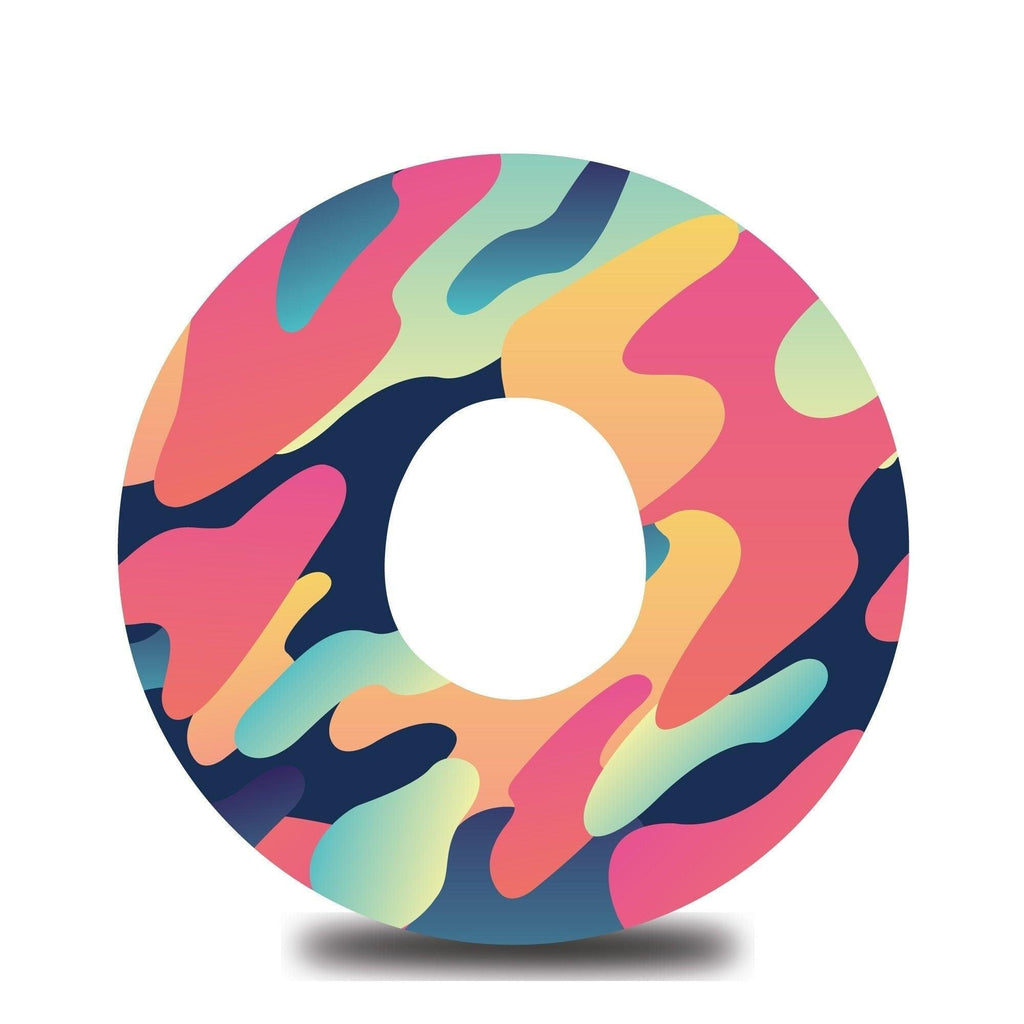 Funfetti Watercolor Splash Dexcom G7 Tape - The Useless Pancreas