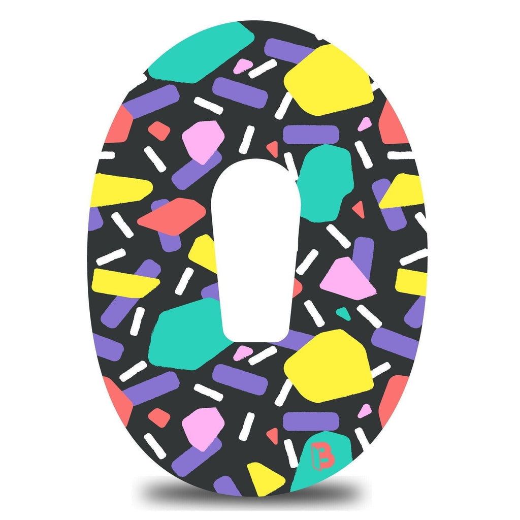 Funfetti Black Dexcom G6 Tape - The Useless Pancreas