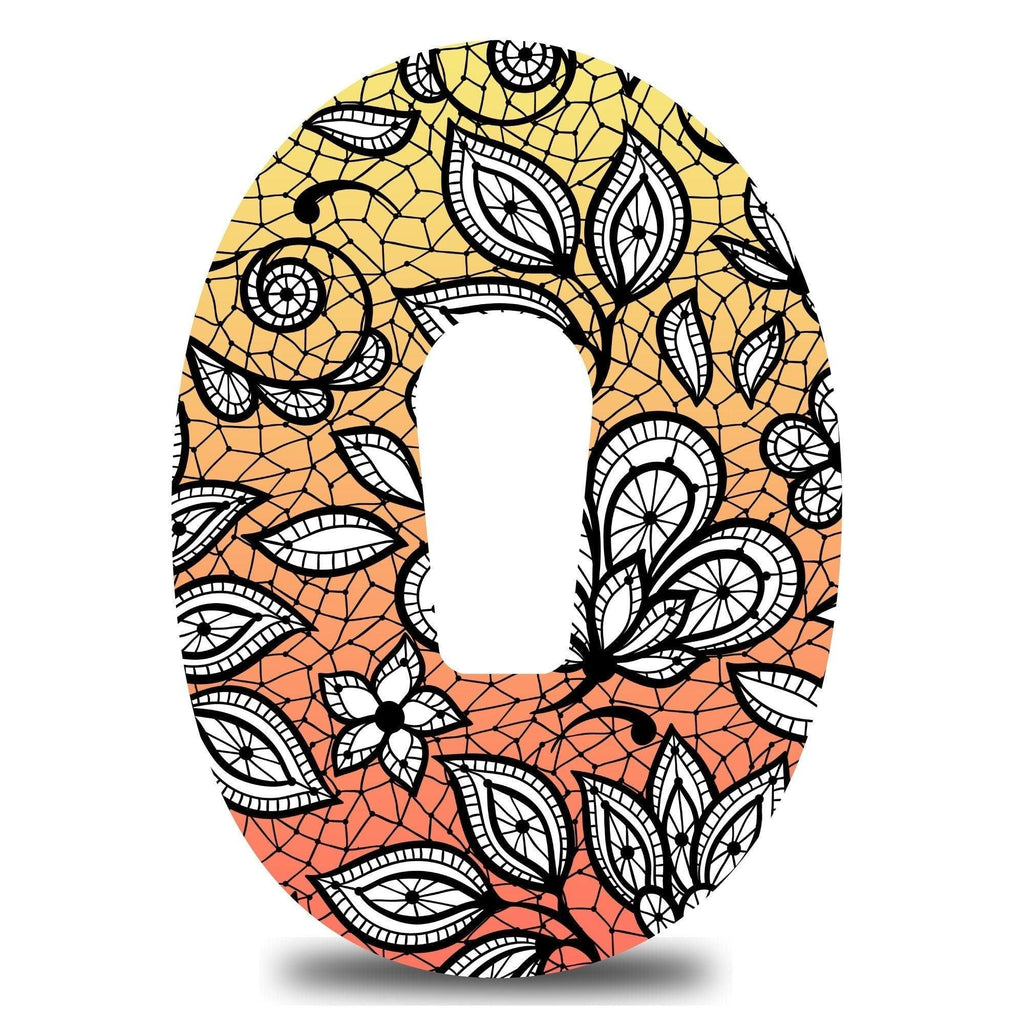 Ombre Floral Dexcom G6 Tape - The Useless Pancreas