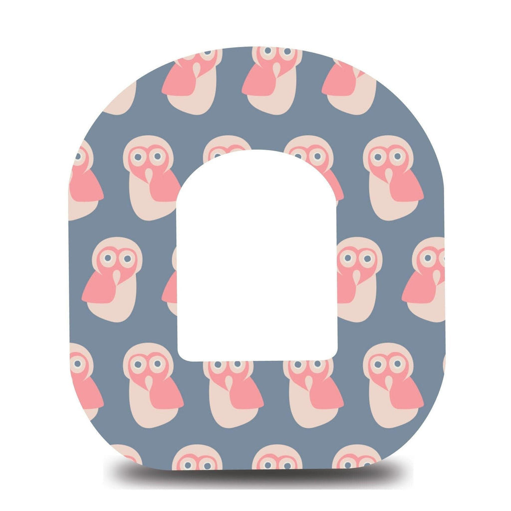 Pink Owls Omnipod Tape - The Useless Pancreas