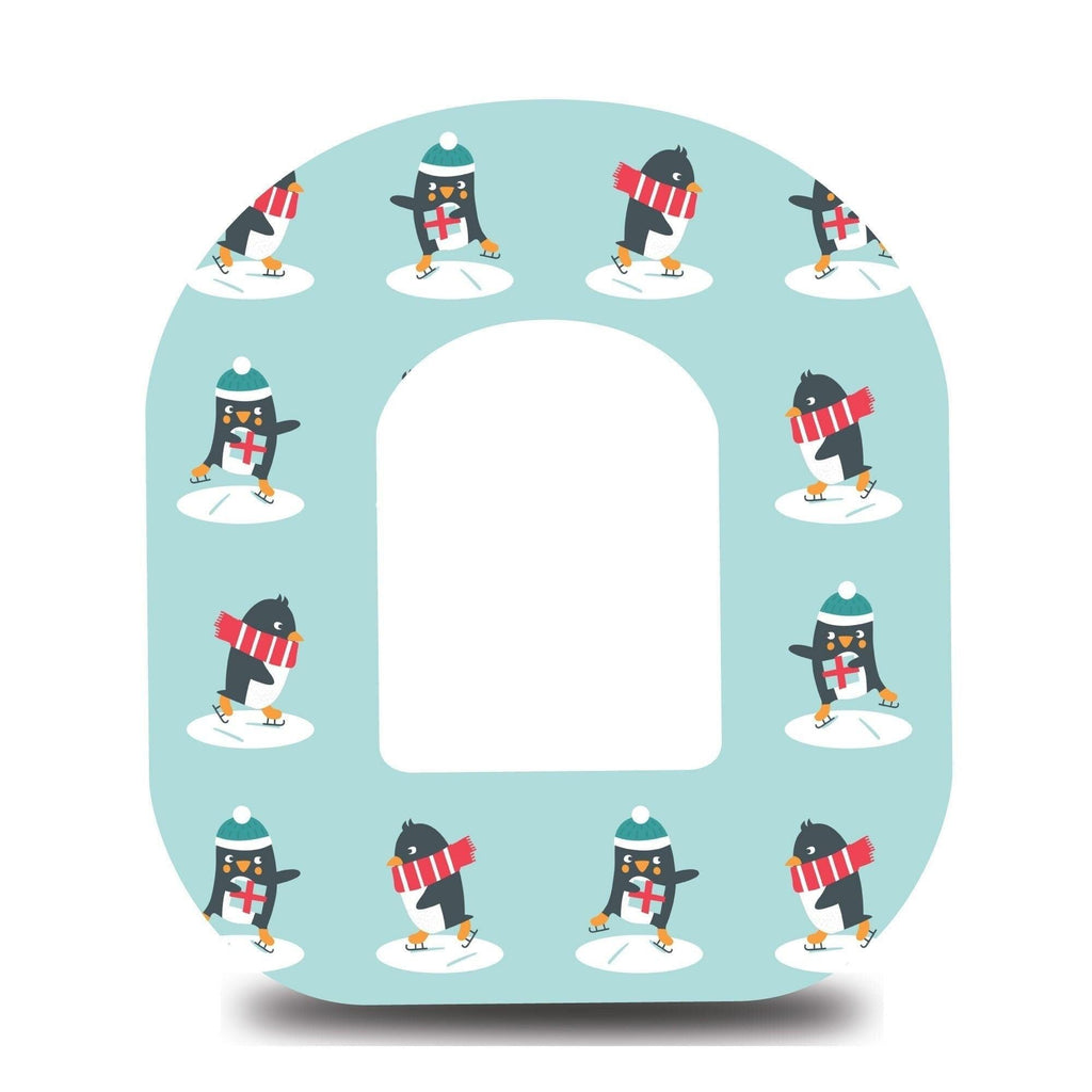 Skating Penguins Omnipod Tape - The Useless Pancreas