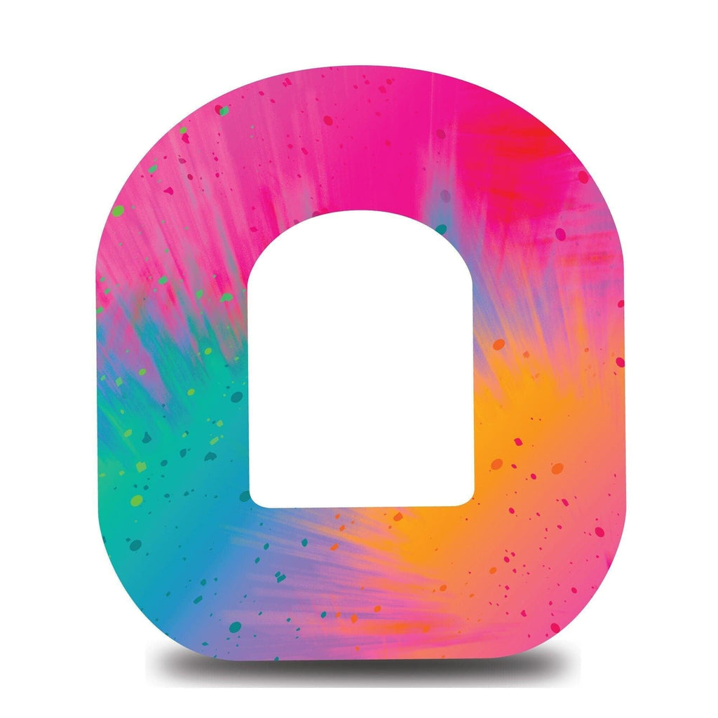Rainbow Burst Omnipod Tape - The Useless Pancreas