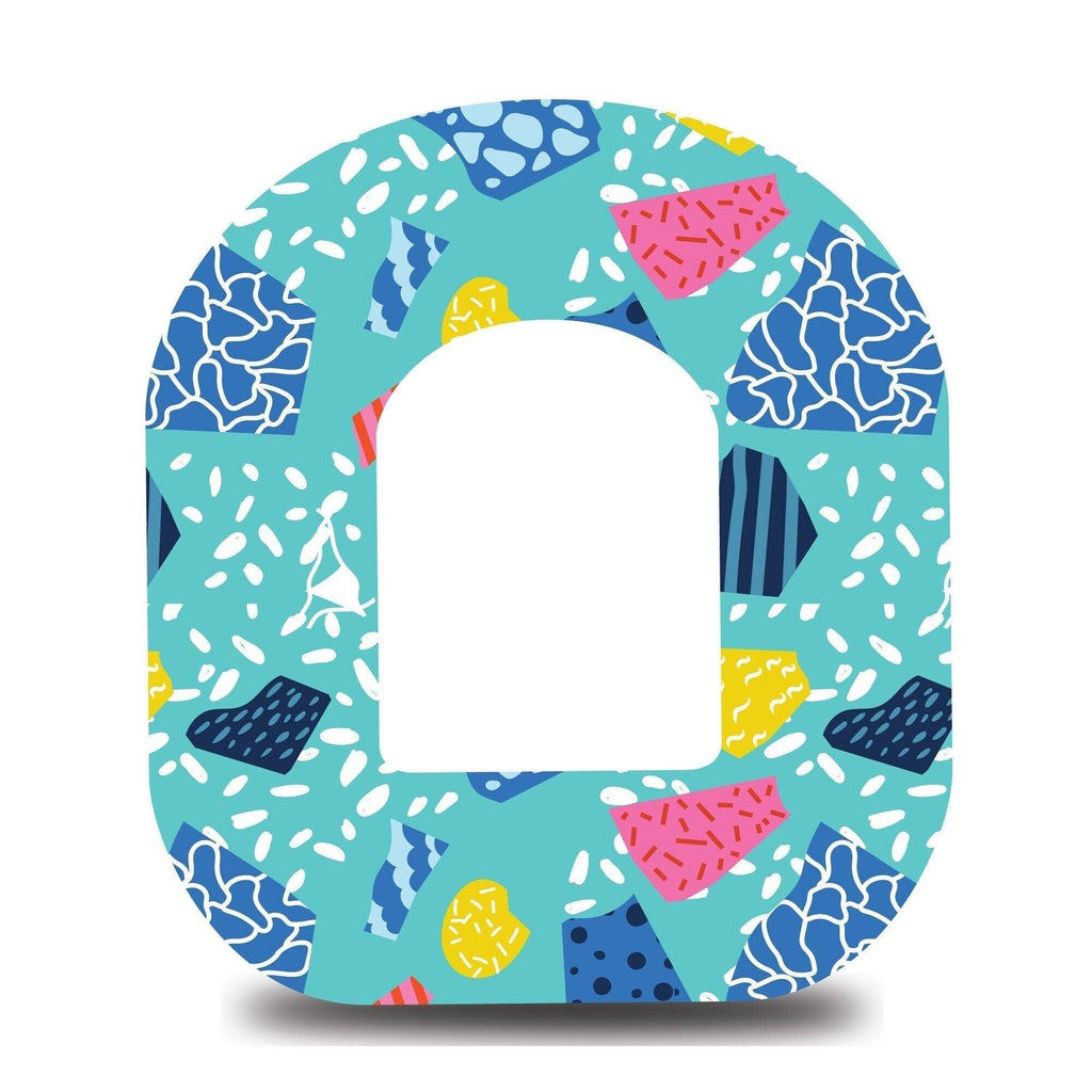 Funfetti Geo Summer Vibes Omnipod Tape - The Useless Pancreas