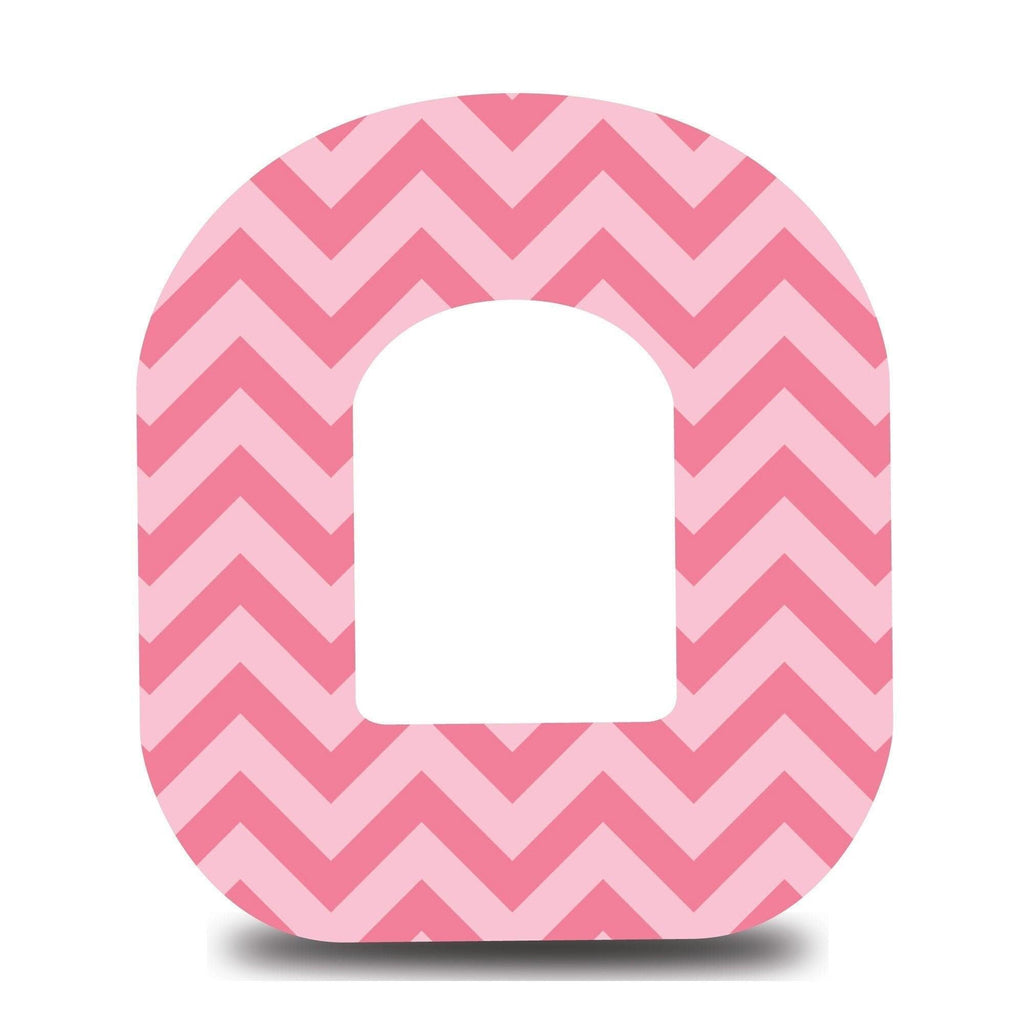 Pink Chevron Omnipod Tape - The Useless Pancreas