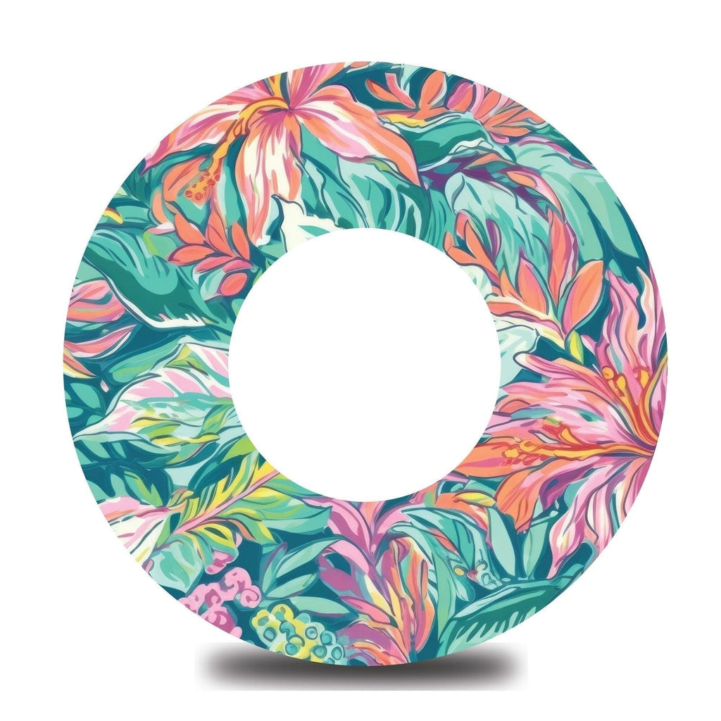 Pastel Tropical Leaves Libre 2 Tape - The Useless Pancreas