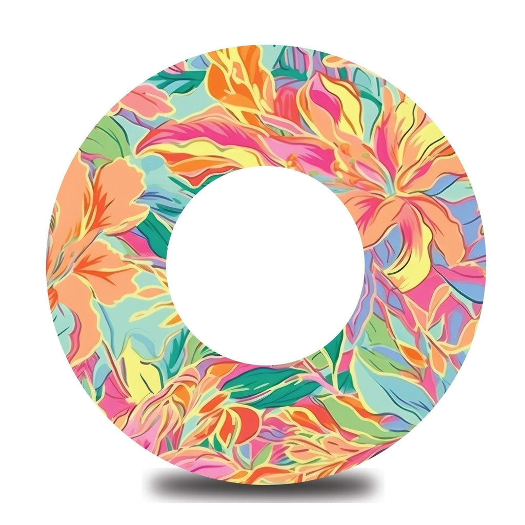 Dreamsicle Tropical Blooms Libre 2 Tape - The Useless Pancreas