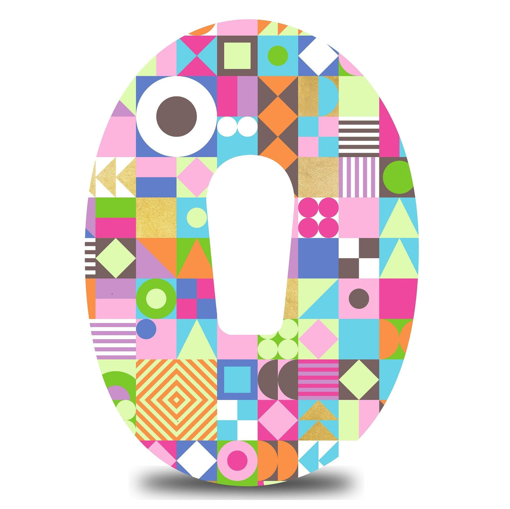 Geometric Fun Dexcom G6 Tape - The Useless Pancreas