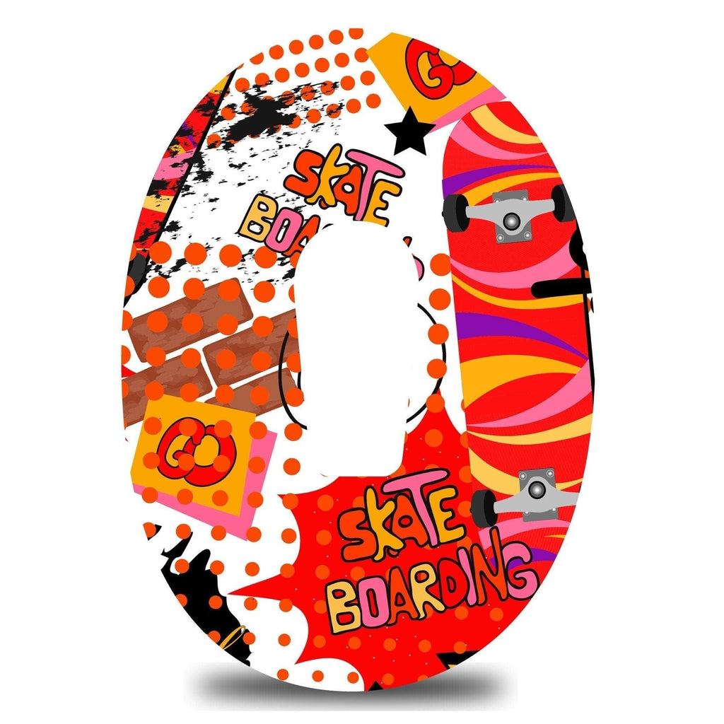 Skateboarding Dexcom G6 Tape - The Useless Pancreas