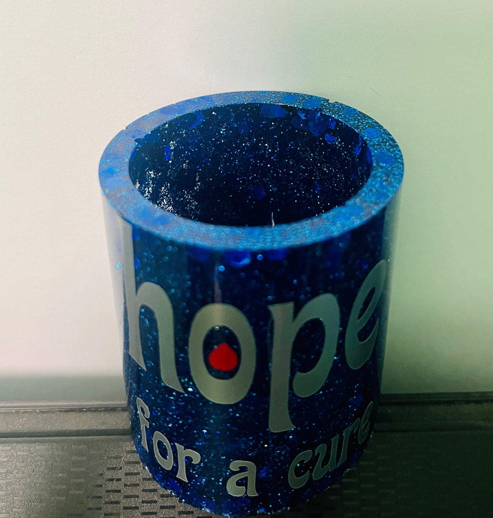 Type 1 Diabetes Hope for a Cure pencil earring desk accessory - The Useless Pancreas