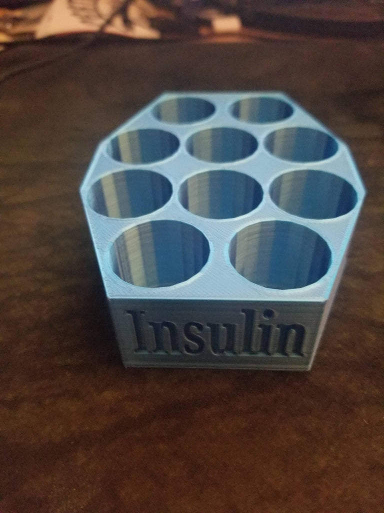 Insulin Vial Holder, Holds up to 10 vials - The Useless Pancreas