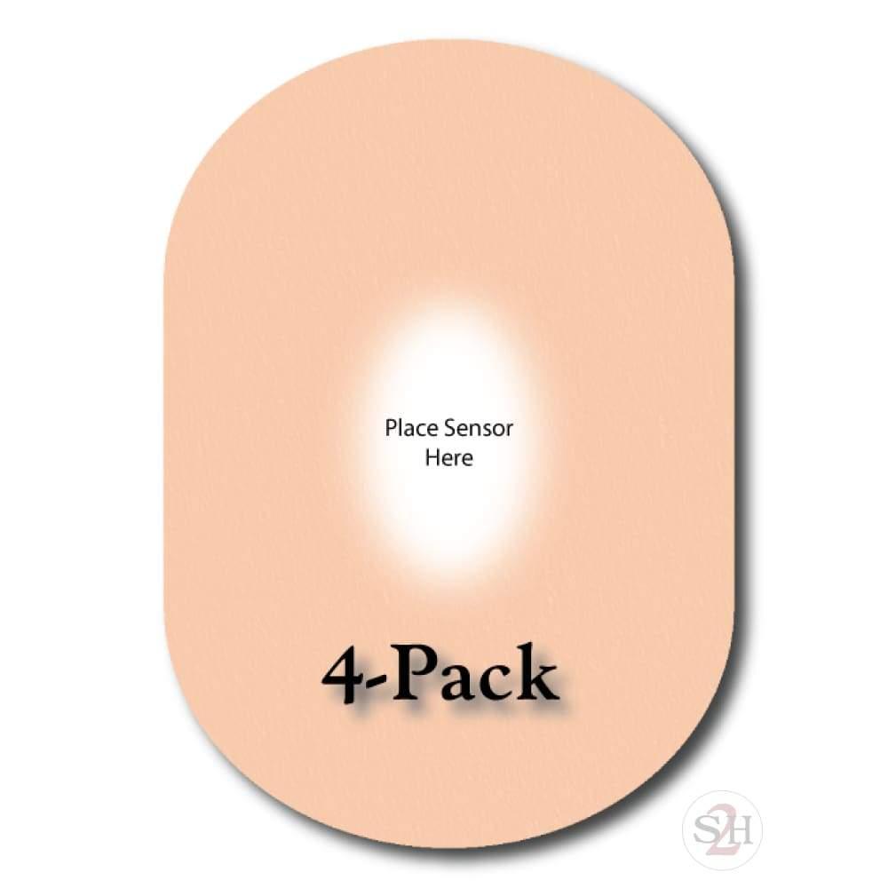 Ivory Skin Tone Underlay Patch for Sensitive - Dexcom 4-Pack / G6