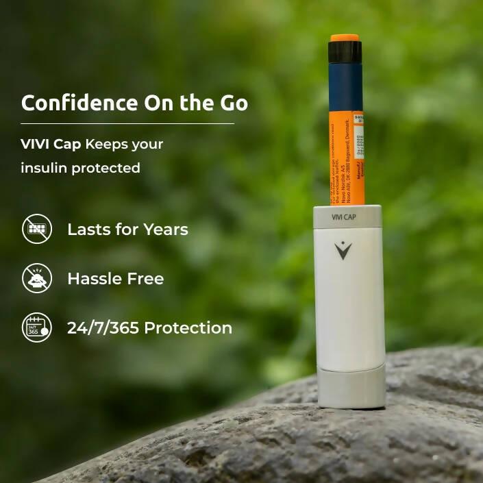 VIVI Cap: Thermal Insulin Pen Carrying Case by TempraMed - The Useless Pancreas