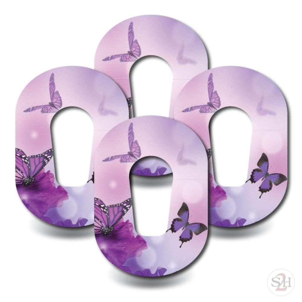 Lavender Butterfly - Dexcom 4-Pack / G6