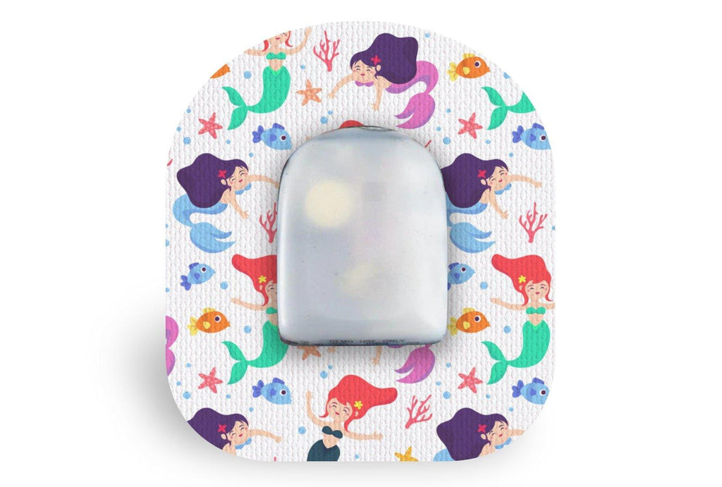 Little Mermaid Patch for Omnipod diabetes CGMs and insulin pumps
