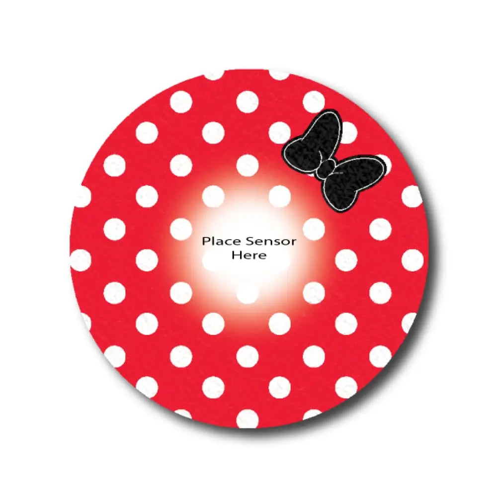 Mini Dots Red Underlay Patch For Sensitive Skin - Libre 3 Single