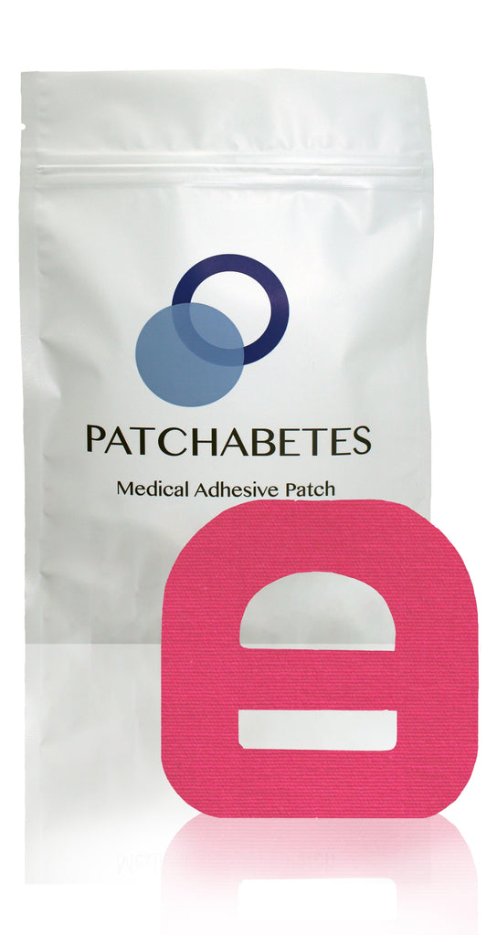 Omnipod Adhesive Patches by Patchabetes - 20 Pack Pink - The Useless Pancreas