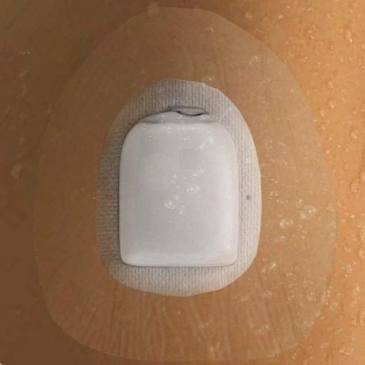 Insulet Omnipod Dash  : Waterproof "D Shaped" Clear Overlay Adhesive Patch - Freedom Bands For Diabetics
