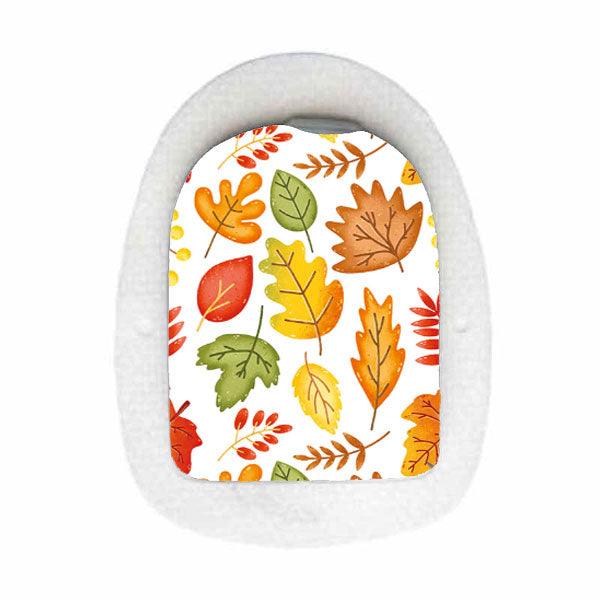Omnipod decorative sticker: Fall leaves - The Useless Pancreas