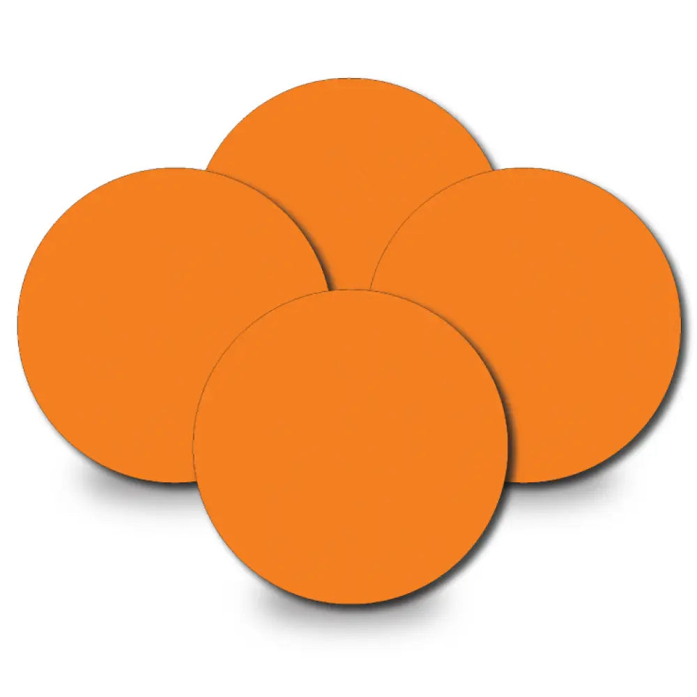 Orange Overlay Patch - Libre 2 Cover-up 4-Pack (Set of 4 Patches) / Freestyle