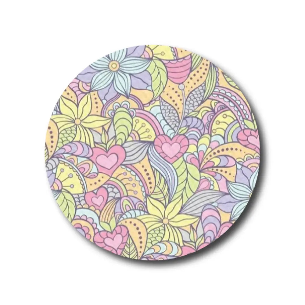 Pastel Blooms - Libre 3 Single Patch