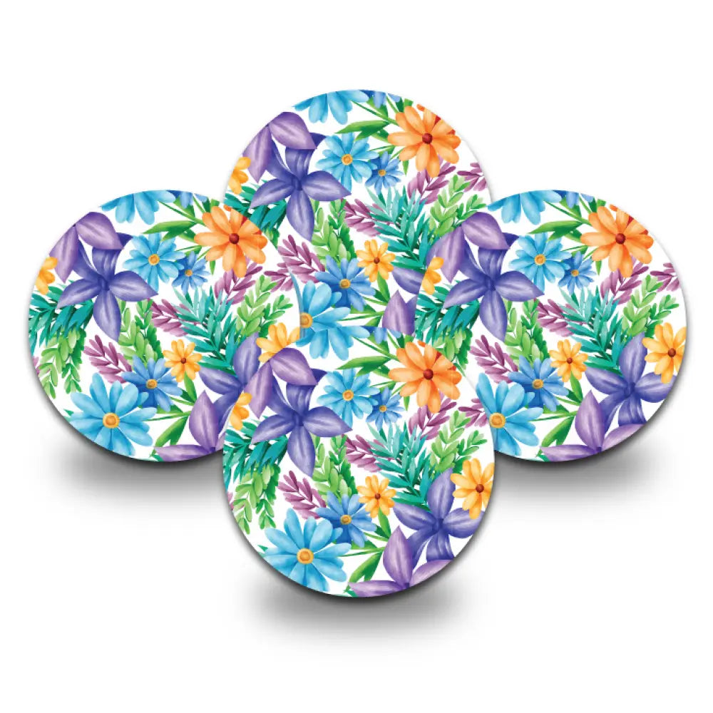 Pastel Flower - Libre 3 4-Pack (Set of 4 Patches)