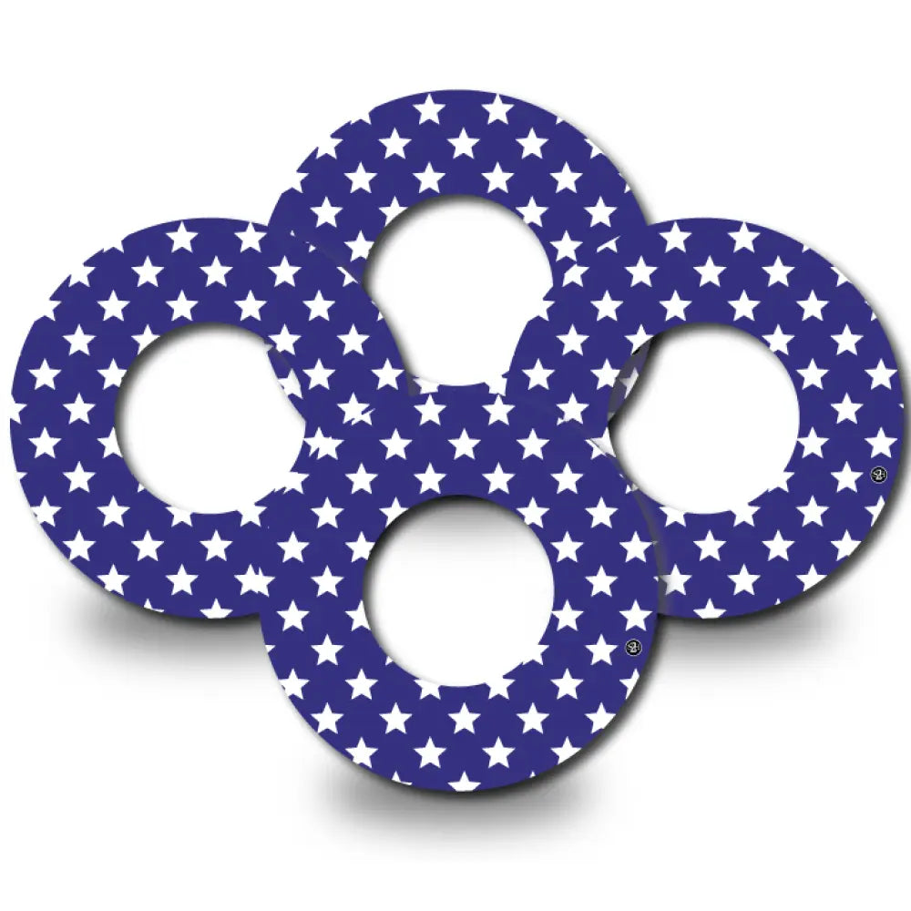 Patriotic Stars - Libre 2 4-Pack (Set of 4 Patches)