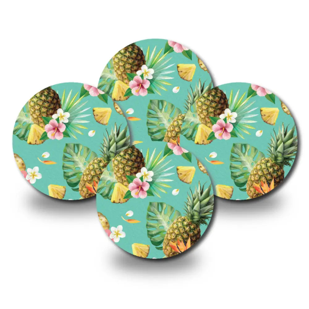 Pineapple In Paradise - Libre 3 4-Pack (Set of 4 Patches)
