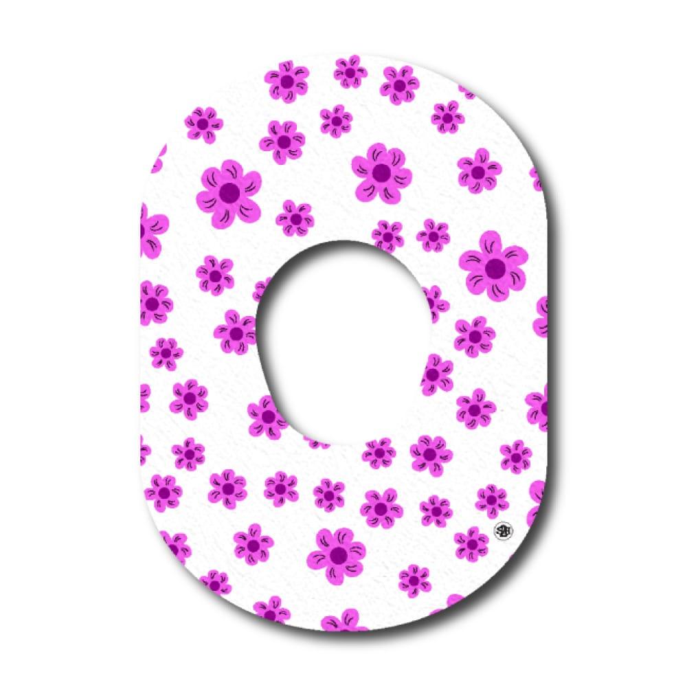 Pink Flower Passion - Dexcom G7 Single Patch