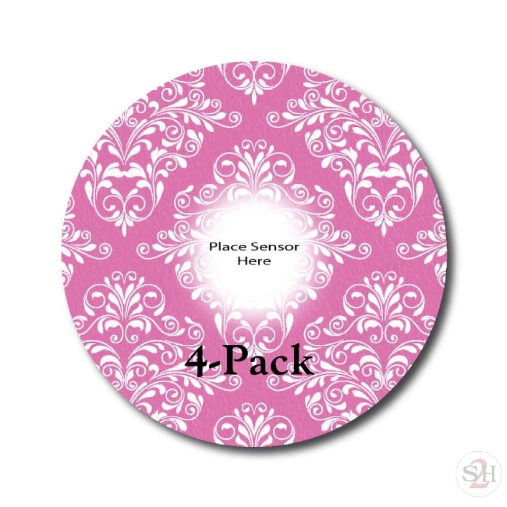 Pink Lace Underlay Patch for Sensitive Skin - Libre 4-Pack