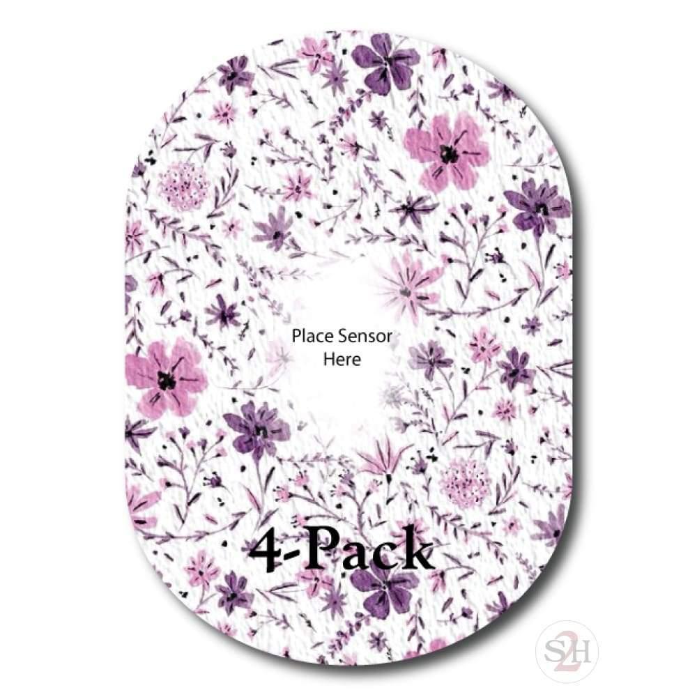 Pretty in pink Underlay Patch for Sensitive Skin - Dexcom 4-Pack