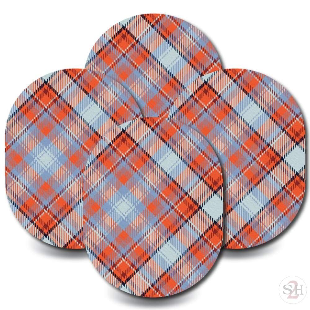 Red Plaid Pattern - Guardian 4-Pack