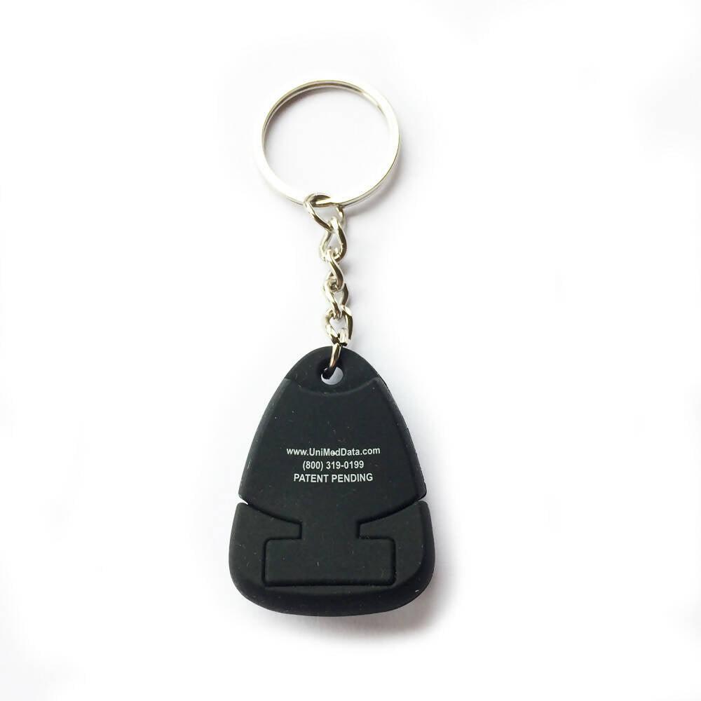 Responder Keychain Medical Alert ID - Engraved - The Useless Pancreas